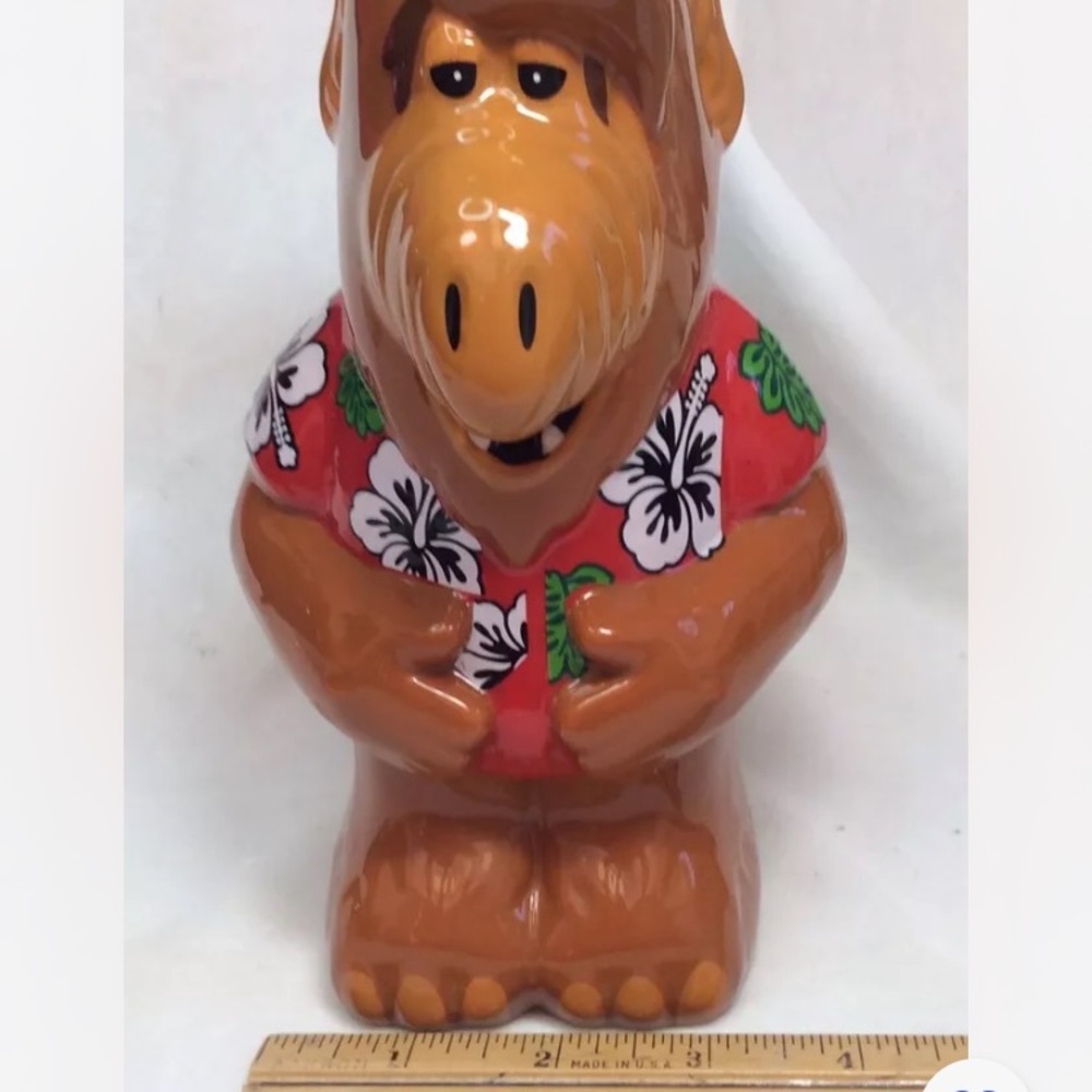 🍹🗿 ALF 1980’s Ceramic Tiki Mug from 2023 🌋🧊